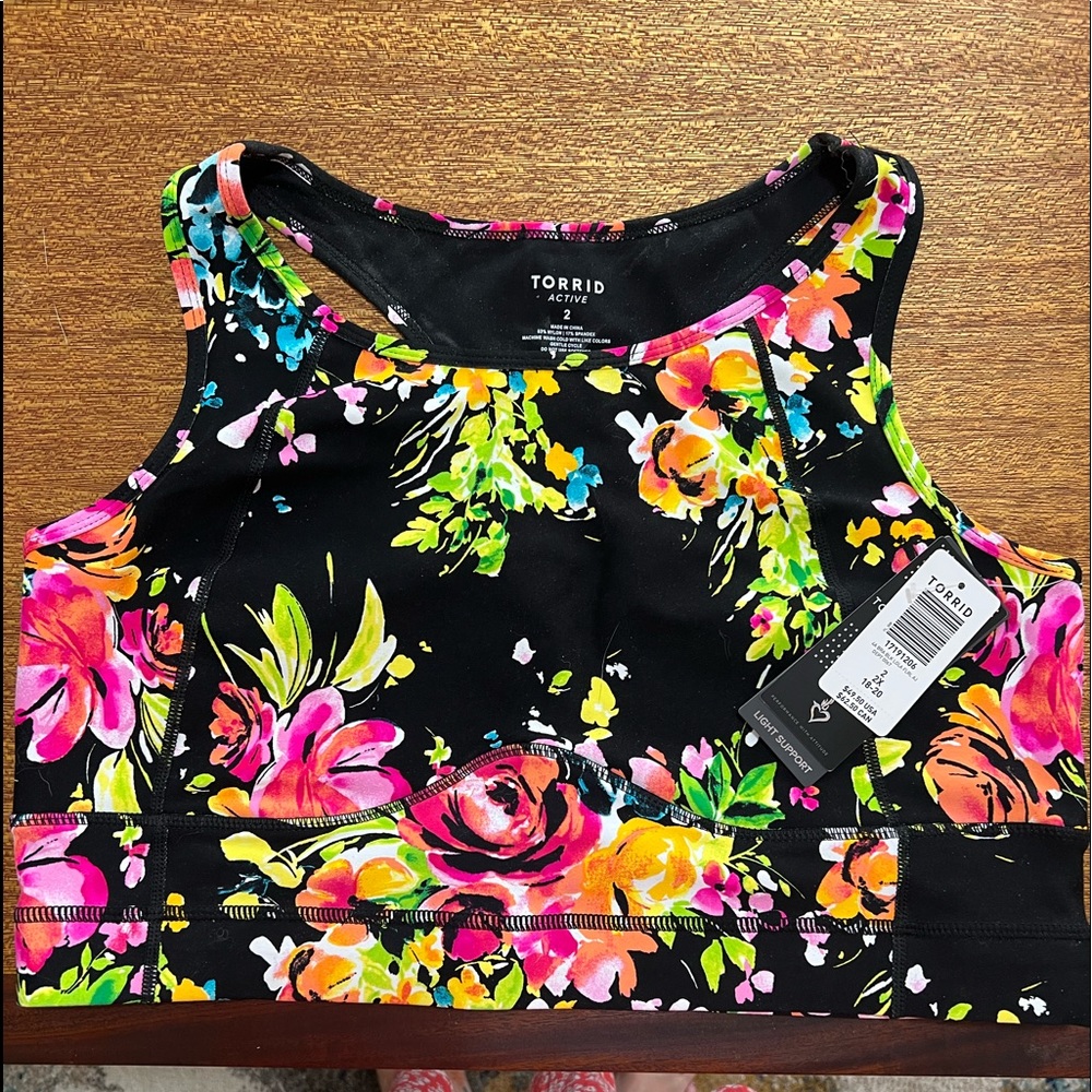 TORRID NWT Active sports bra 2X